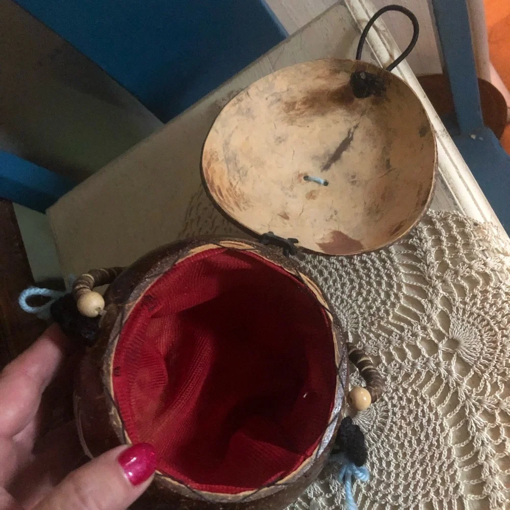 Vintage Coconut Girl Bag